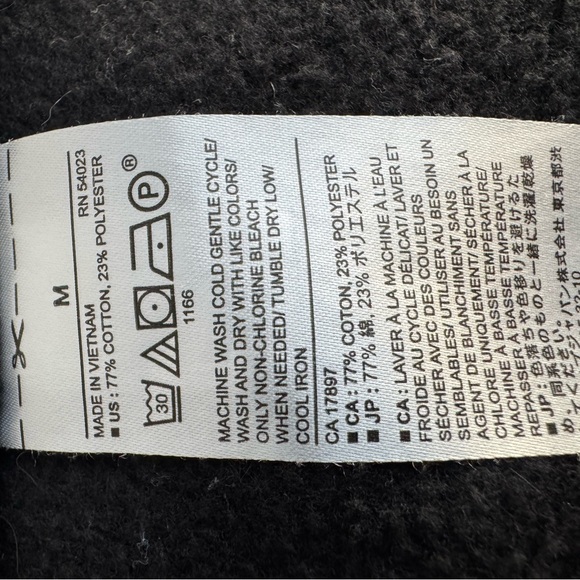 Banana Republic Black Fleece Crew Neck Sweatshirt Size Medium - Picture 4 of 5